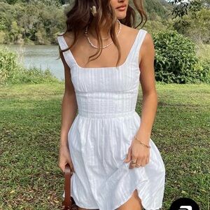 Princess Polly LORINDA MINI DRESS WHITE LOW IMPACT